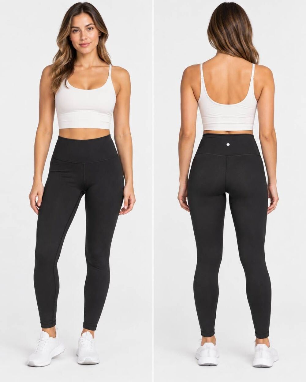 lululemon Women’s Black High Rise Leggings 26” Inseam 7/8 Athletic Yoga Pants